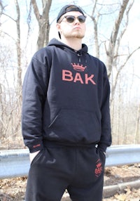 bak hoodie - black